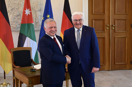 Empfang des Königs von Jordanien in Berlin