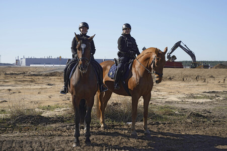 Spatenstich für den neuen Bahnhof Fangschleuse in Grünheide