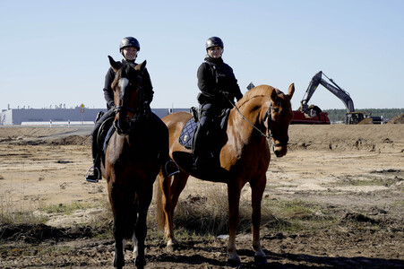 Spatenstich für den neuen Bahnhof Fangschleuse in Grünheide