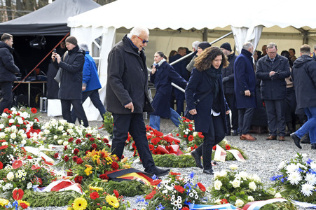 Kranzniederlegung zum 80. Jahrestag der Befreiung des Konzentrationslagers Buchenwald