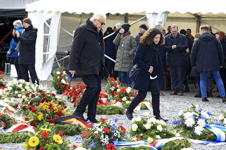 Kranzniederlegung zum 80. Jahrestag der Befreiung des Konzentrationslagers Buchenwald