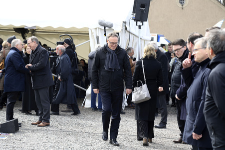 Kranzniederlegung zum 80. Jahrestag der Befreiung des Konzentrationslagers Buchenwald
