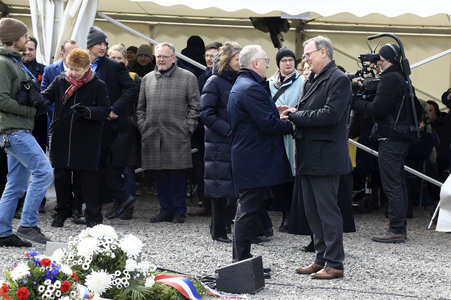Kranzniederlegung zum 80. Jahrestag der Befreiung des Konzentrationslagers Buchenwald