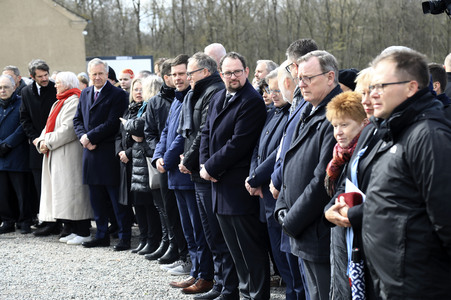 Kranzniederlegung zum 80. Jahrestag der Befreiung des Konzentrationslagers Buchenwald
