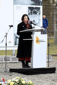 Kranzniederlegung zum 80. Jahrestag der Befreiung des Konzentrationslagers Buchenwald