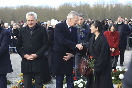 Kranzniederlegung zum 80. Jahrestag der Befreiung des Konzentrationslagers Buchenwald