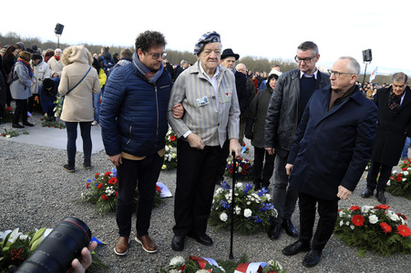 Kranzniederlegung zum 80. Jahrestag der Befreiung des Konzentrationslagers Buchenwald