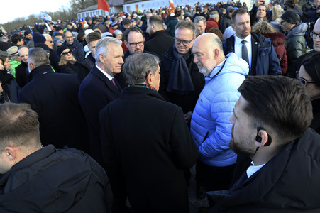 Kranzniederlegung zum 80. Jahrestag der Befreiung des Konzentrationslagers Buchenwald