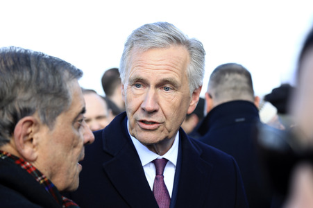 Kranzniederlegung zum 80. Jahrestag der Befreiung des Konzentrationslagers Buchenwald