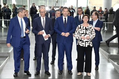 Pressekonferenz von CDU, CSU und SPD in Berlin