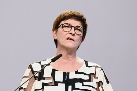 Pressekonferenz von CDU, CSU und SPD in Berlin