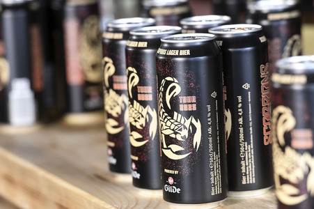 Präsentation vom Scorpions Bier in Hannover