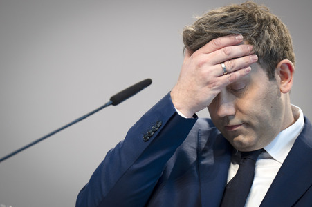 Pressekonferenz von CDU, CSU und SPD in Berlin