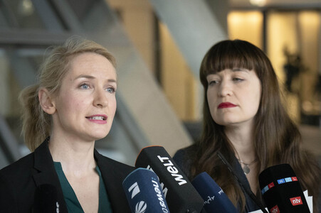 Pressestatement der Partei Die Linke in Berlin