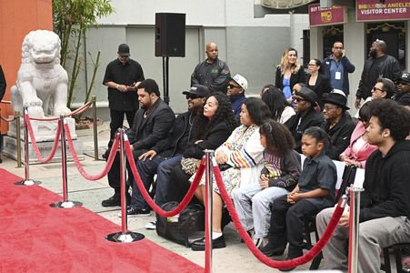 Hand and Footprint Ceremony mit Ice Cube in Los Angeles