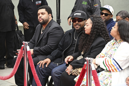 Hand and Footprint Ceremony mit Ice Cube in Los Angeles