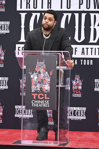 Hand and Footprint Ceremony mit Ice Cube in Los Angeles