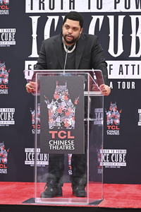 Hand and Footprint Ceremony mit Ice Cube in Los Angeles