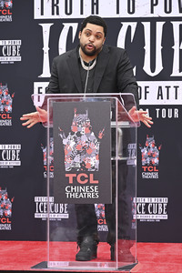 Hand and Footprint Ceremony mit Ice Cube in Los Angeles