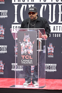 Hand and Footprint Ceremony mit Ice Cube in Los Angeles