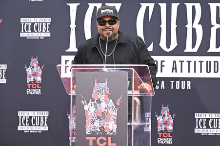 Hand and Footprint Ceremony mit Ice Cube in Los Angeles