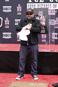 Hand and Footprint Ceremony mit Ice Cube in Los Angeles