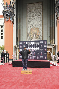 Hand and Footprint Ceremony mit Ice Cube in Los Angeles