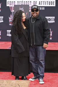 Hand and Footprint Ceremony mit Ice Cube in Los Angeles