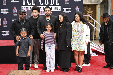 Hand and Footprint Ceremony mit Ice Cube in Los Angeles