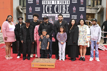 Hand and Footprint Ceremony mit Ice Cube in Los Angeles