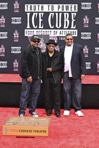 Hand and Footprint Ceremony mit Ice Cube in Los Angeles
