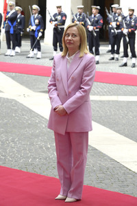 Giorgia Meloni empfängt  JD Vance in Rom