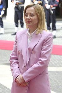 Giorgia Meloni empfängt  JD Vance in Rom