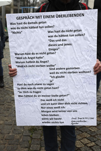 Demonstration 'Friedensprozession' in Dresden