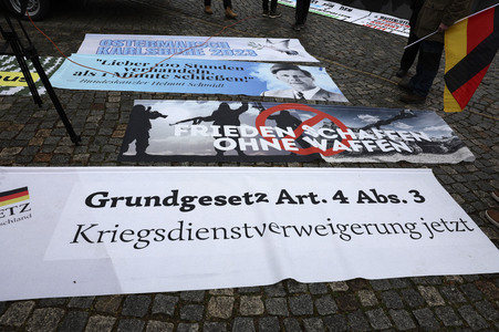 Demonstration 'Friedensprozession' in Dresden