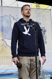 Demonstration 'Friedensprozession' in Dresden