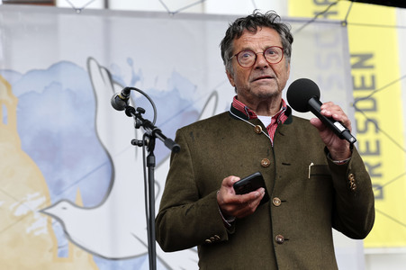 Demonstration 'Friedensprozession' in Dresden
