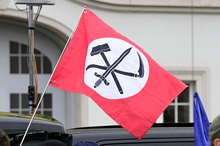 Demonstration 'Friedensprozession' in Dresden