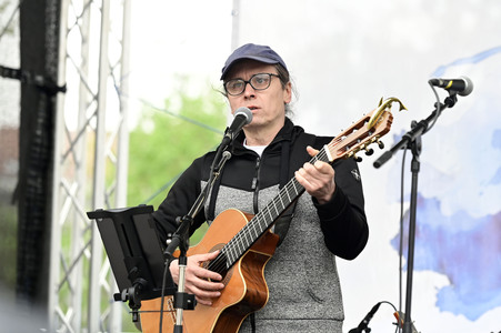 Demonstration 'Friedensprozession' in Dresden