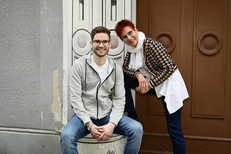 Photoshooting mit Lukas Natschinski und Gundula Natschinski in Görlitz