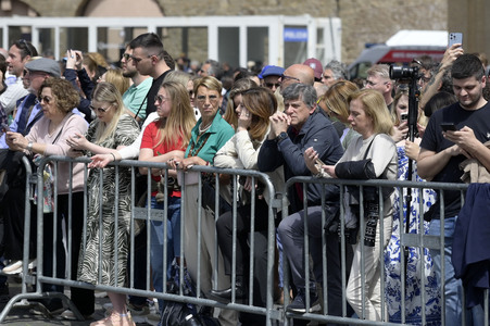 Trauer um Papst Franziskus in Rom