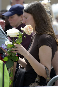 Trauer um Papst Franziskus in Rom