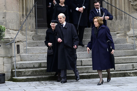 Trauerfeier für Andreas Prinz von Sachsen-Coburg und Gotha in Coburg