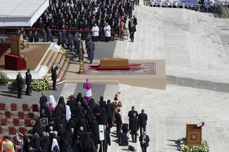Trauermesse für Papst Franziskus in der Vatikanstadt
