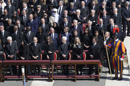 Trauermesse für Papst Franziskus in der Vatikanstadt