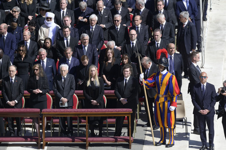 Trauermesse für Papst Franziskus in der Vatikanstadt