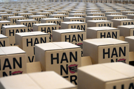 Bibelstunde mit Angela Merkel beim 39. Evangelischen Kirchentag in Hannover