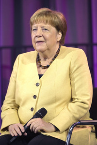 Bibelstunde mit Angela Merkel beim 39. Evangelischen Kirchentag in Hannover