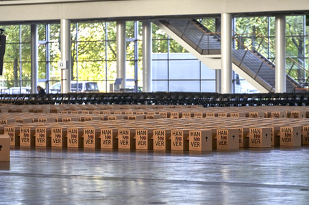 Bibelstunde mit Angela Merkel beim 39. Evangelischen Kirchentag in Hannover