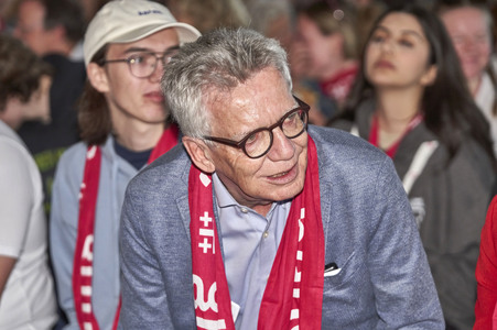 Bibelstunde mit Angela Merkel beim 39. Evangelischen Kirchentag in Hannover